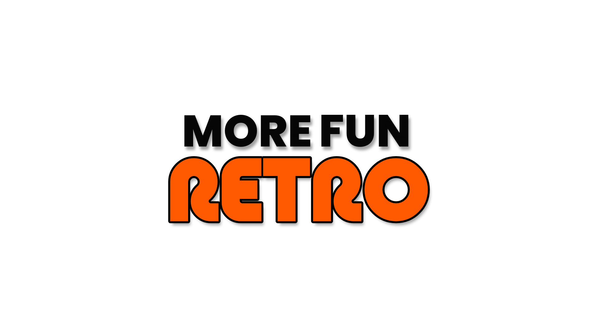More Fun Retro Logo